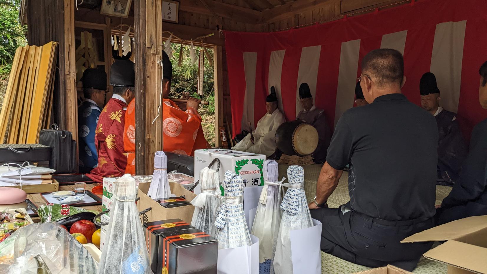 満潮になったら帰れない？！壱岐のモンサンミッシェル「小島神社」お祭り-1